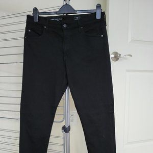 AG Jeans black Farrah Skinny Ankle jeans
